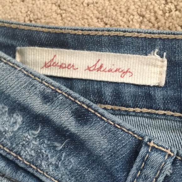 Decree Super Skinny Ripped Jeans SZ 5 Juniors - Picture 3 of 5